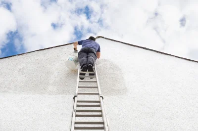 Peinture extérieure à Cherré-Au — façades et ravalement